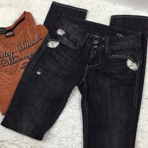 William Rast Savoy skinny black jeans